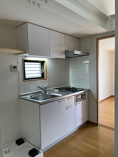 キッチン　２口システムガスキッチン