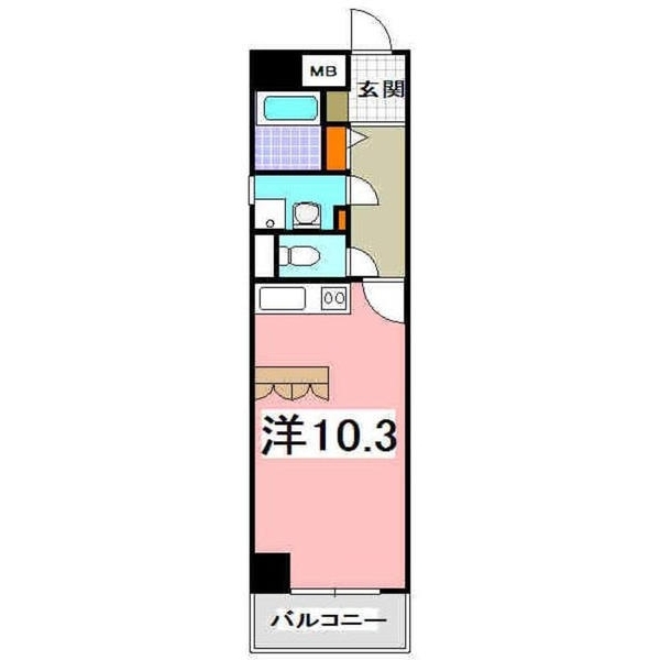 明石市野々上のマンションの間取り