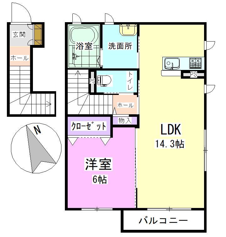 サンモールＣの間取り