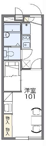 静岡県三島市萩（アパート）の賃貸物件の間取り