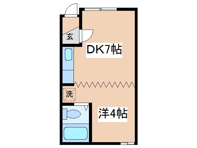 パークサイドＲの間取り