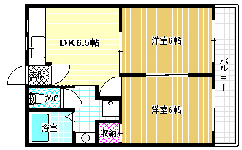 高橋ハイツの間取り