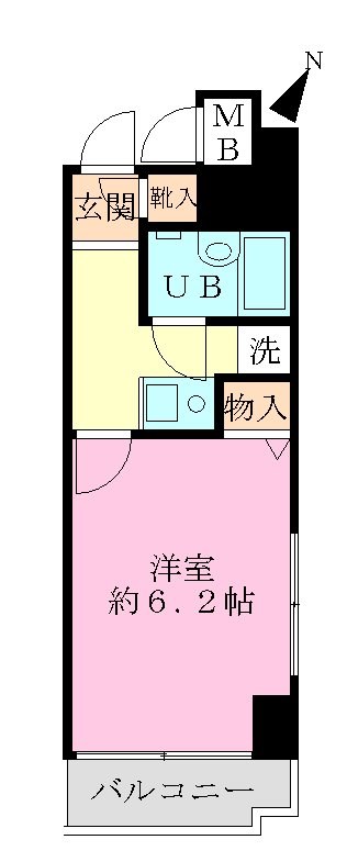 アドヴァンス川崎の間取り