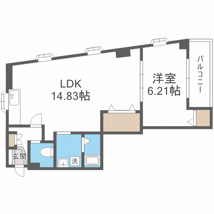 ツインリッチ高取の間取り