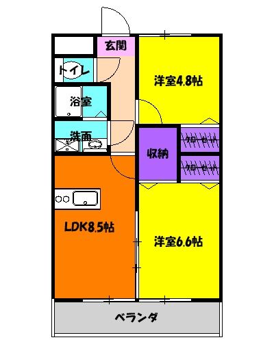 【ロイヤル大成町１号館の間取り】