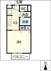 サープラスKおおさわの間取り