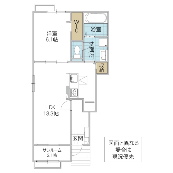 ベル フルール IIの間取り