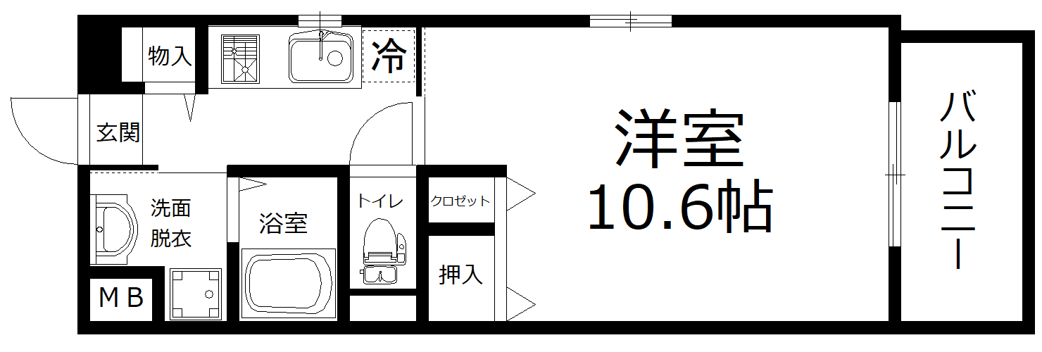 ポートミズキ観音の間取り