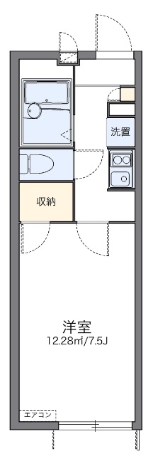 レオパレス友沢の間取り