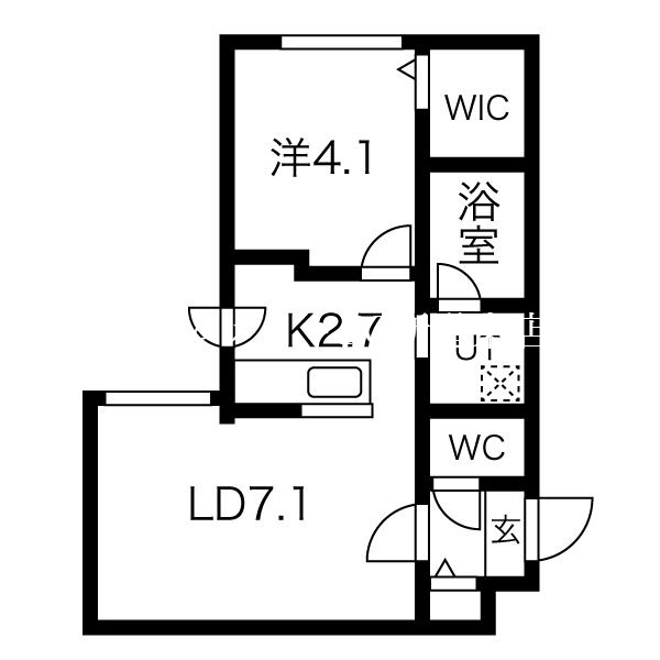 Ｌａ　Ｍｅｒｉｄｉａｎの間取り