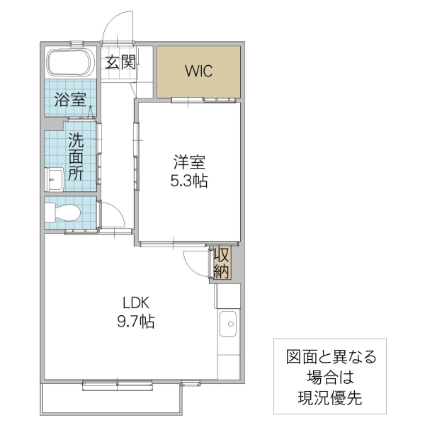 牛久市牛久町のアパートの間取り