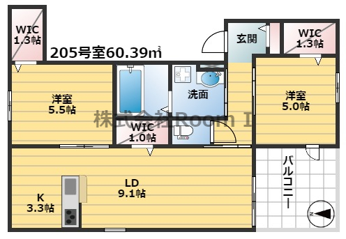 マグノリア古市・旭化成ヘーベルメゾンHEBEL HAUSの間取り