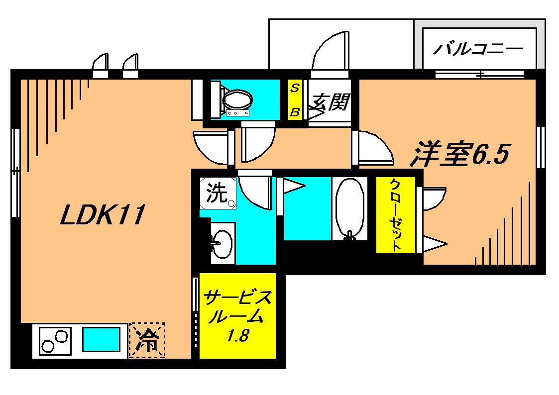 【Tadis Blueの間取り】