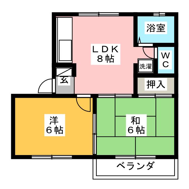 シャルムＭの間取り