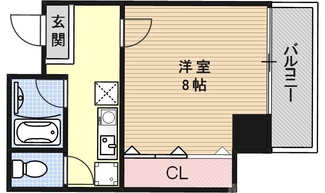 らくさいめぞん2の間取り