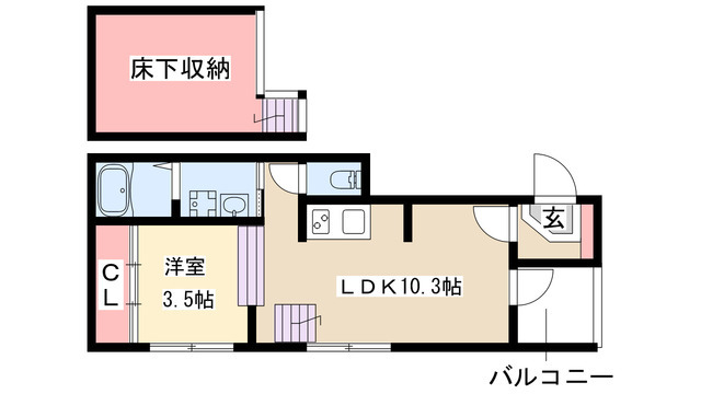 L’etoile川名の間取り