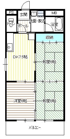 ニシムラハイツの間取り