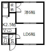 マンションロゼIIの間取り