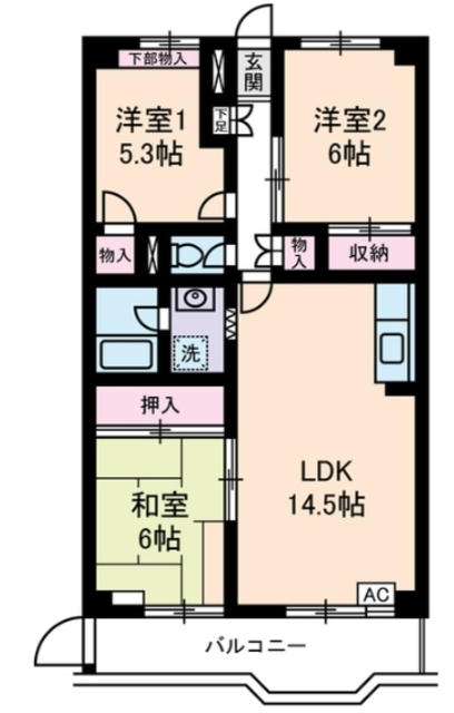 志木ファイブハイツの間取り