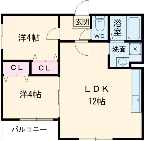 EST高見ノ里の間取り