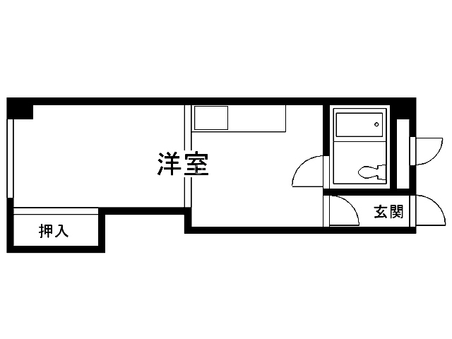 旭祥ハイツの間取り