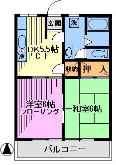 アドニスハイツの間取り