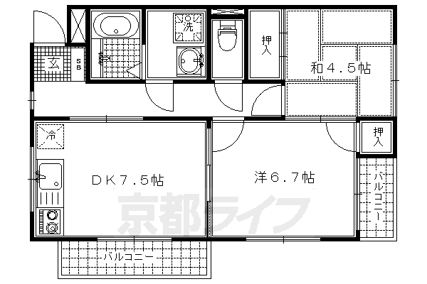 Ｎコートの間取り