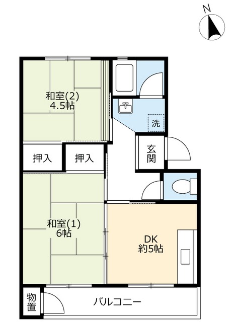 ＵＲ新多聞の間取り