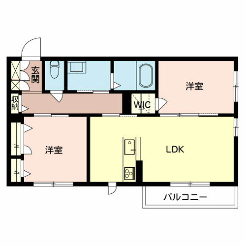 シャーメゾン幡川の間取り