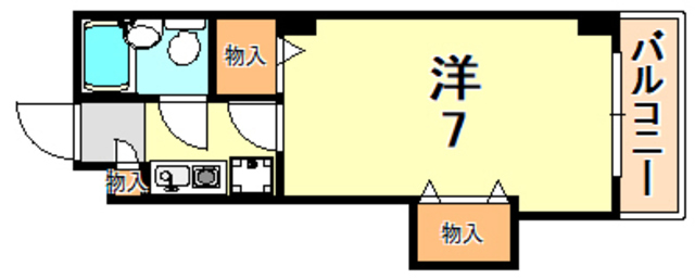 神戸市垂水区川原のマンションの間取り