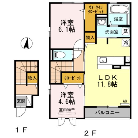 エンテ　インゼルの間取り