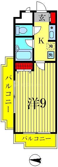 ボナール17ＢＬＤの間取り