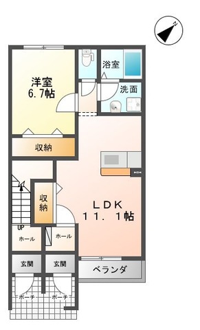 Fleurage（フルラージュ）の間取り