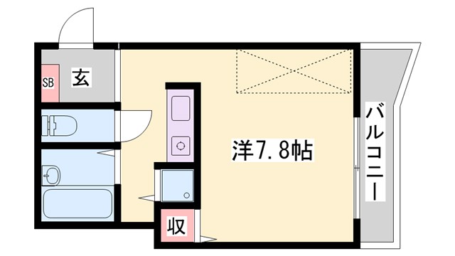 オリエンタルマンションIの間取り