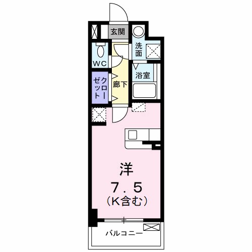 コスモス　Ｍの間取り