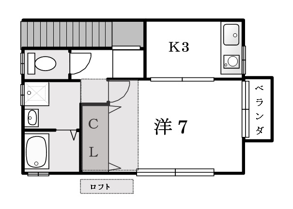 杉田マンションの間取り