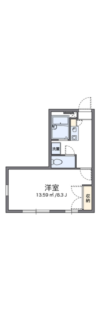 レオパレス向田の間取り