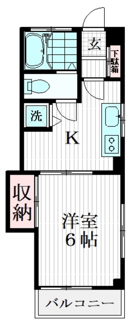 世田谷区奥沢のマンションの間取り