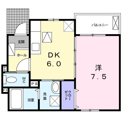 サンリット　ハウスの間取り