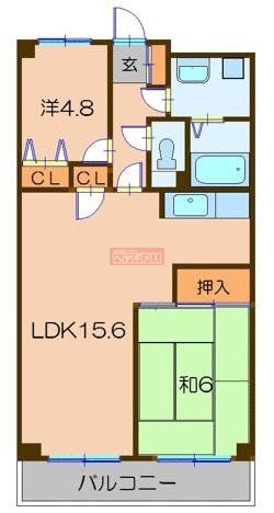 ブルータウン小倉の間取り