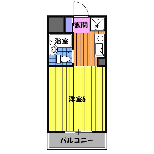 豊田市神田町のマンションの間取り