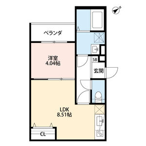 T.A西湊町1丁の間取り