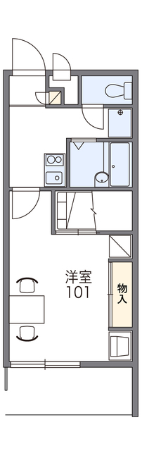 レオパレススカイの間取り