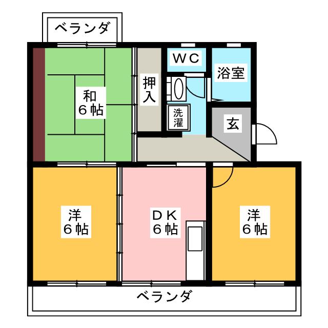 スカイコート高尾台の間取り