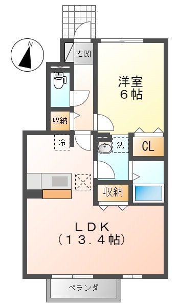 リバーグリーンの間取り