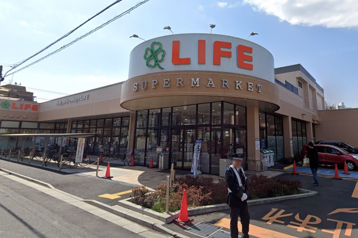 スーパー　ライフ 鵜の木店（スーパー）まで526m