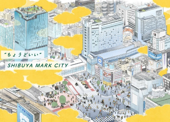 ショッピングセンター　渋谷マークシティ（ショッピングセンター）まで619m