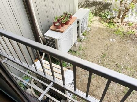 バルコニー　バルコニーがあります