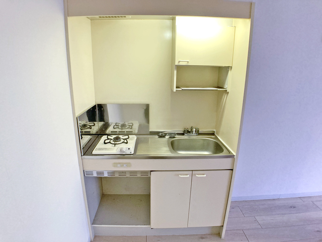 キッチン　１口ガスコンロ付