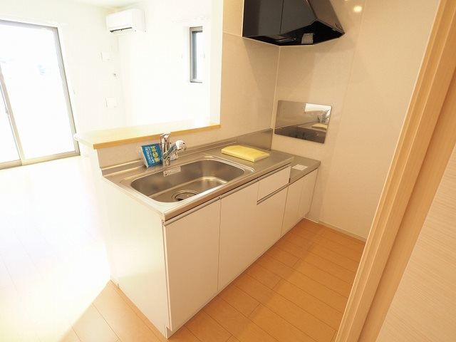 キッチン　2口コンロがおけます